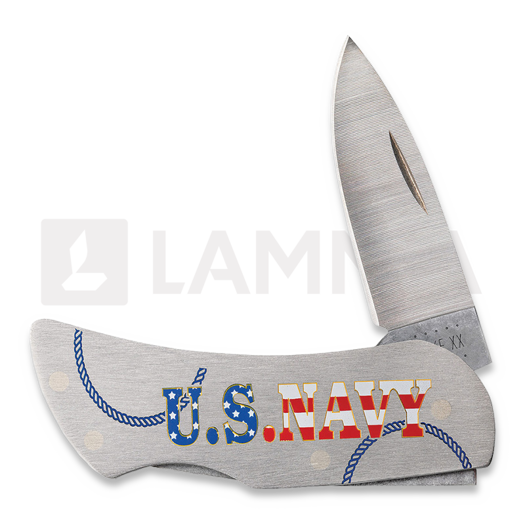 Nóż składany Case Cutlery U.S. Navy Embellished Brushe 17721