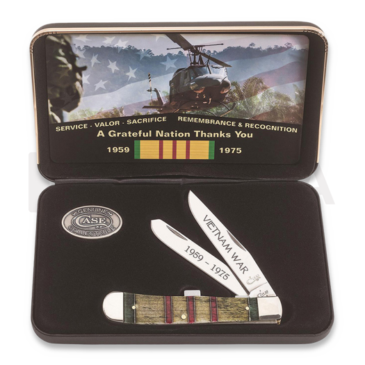 Pocket knife Case Cutlery Vietnam War Trapper Gift Set 22040