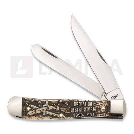 Pocket knife Case Cutlery War Series Trapper Desert St 22033