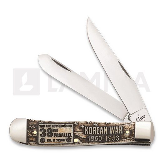Case Cutlery War Series Trapper Korean War pocket knife 22031