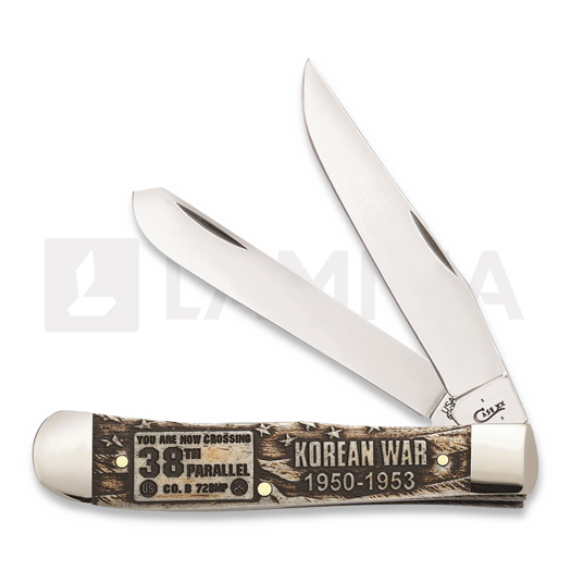 Pocket knife Case Cutlery War Series Trapper Korean War 22031