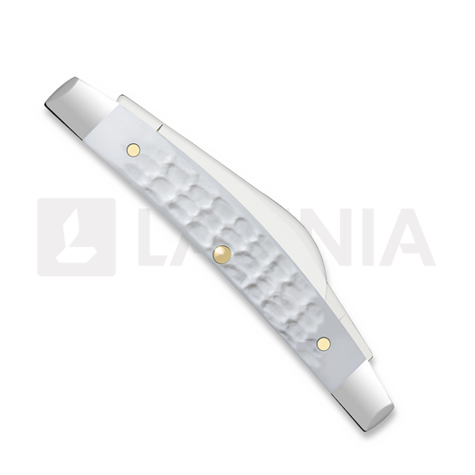 Case Cutlery White Synthetic Standard Jig Small Congress pocket knife 60198