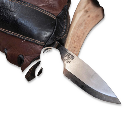Casström Lars Fält knife with fire steel, left-handed 11824L