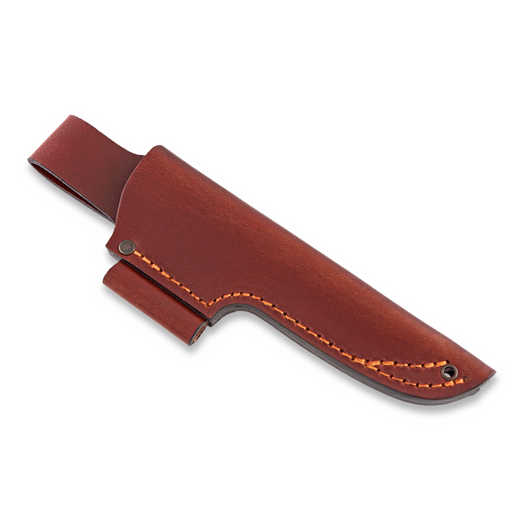 Casström No.10 Sheath + firesteel holder Scheide, cognac 13011