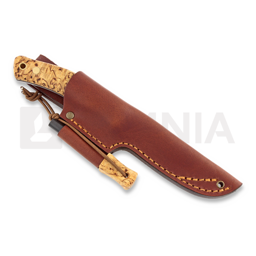 Casström No.10 Swedish Forest knife+FS Sandvik Scandi Birch peilis 13128
