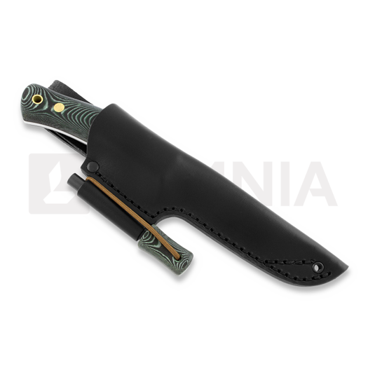 Casstr&ouml;m No.10 Swedish Forest knife+FS Sandvik Scandi Micarta kniv 13127