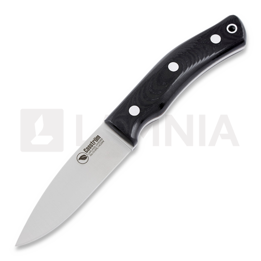Casstr&ouml;m No.10 Swedish Forest knife Sandvik Full Flat Micarta veitsi, musta 13120