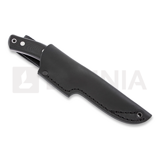 Casstr&ouml;m No.10 Swedish Forest knife Sandvik Full Flat Micarta veitsi, musta 13120