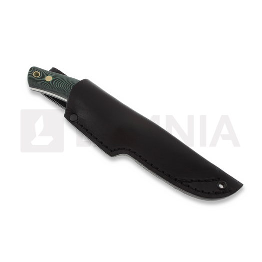 Casström No.10 Swedish Forest knife Sandvik Scandi Micarta veitsi, vihreä 13107