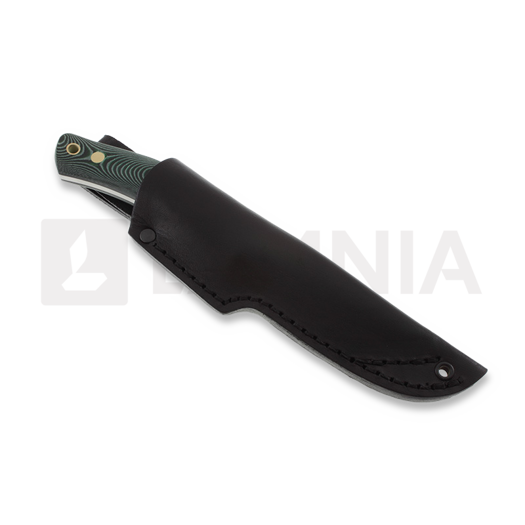 Casström No.10 Swedish Forest knife Sandvik Scandi Micarta veitsi, vihreä 13107