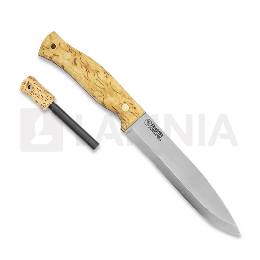 Casström No.14 SFK Curly birch with Fire striker nož 13424