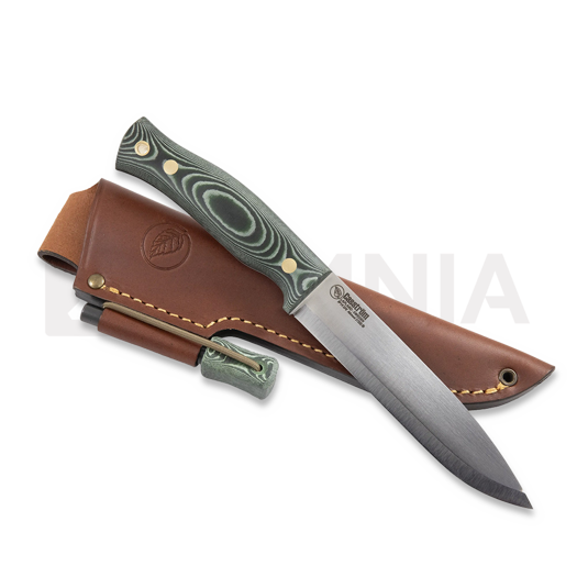 Casström No.14 SFK Green Micarta with Fire striker peilis 13423