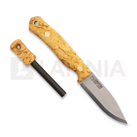 Casström No.8 SFK Curly Birch with firestriker puukko 12828