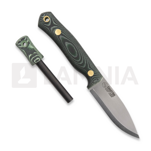 Casström No.8 SFK Green Micarta with firestriker puukko 12827