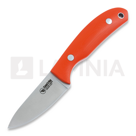 Casström Safari G-10 veitsi, hollow grind, oranssi 10630