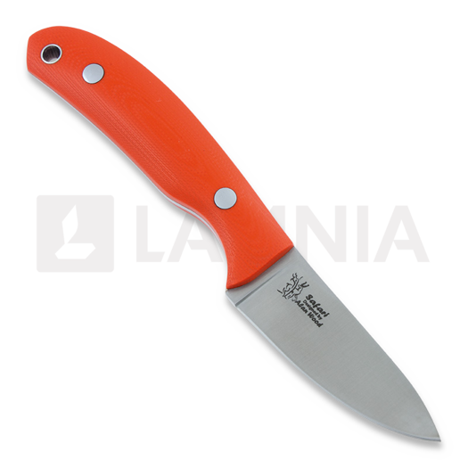 Casström Safari G-10 veitsi, hollow grind, oranssi 10630