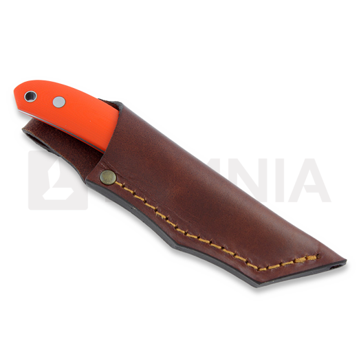 Casström Safari G-10 veitsi, hollow grind, oranssi 10630