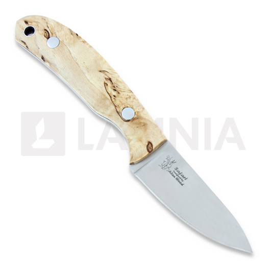 Casstr&ouml;m Safari Mini Hunter knife, stab. curly, leather 10618