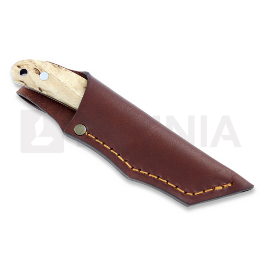 Casstr&ouml;m Safari Mini Hunter knife, stab. curly, leather 10618