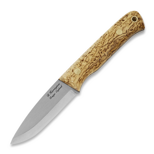 Casström Woodsman kés, curly birch, left 10804L