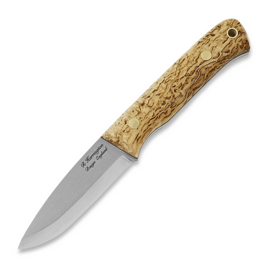 Casström Woodsman kés, curly birch, left 10804L