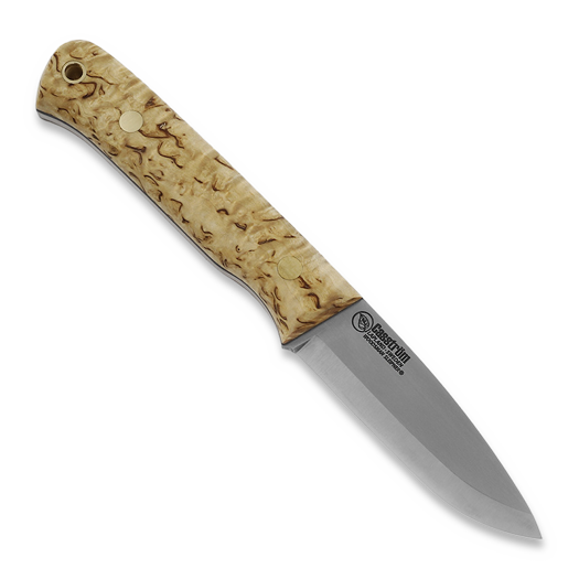 Coltello Casström Woodsman, curly birch, left 10804L
