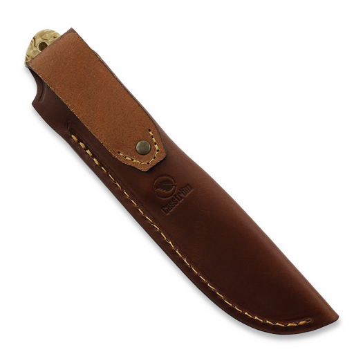 Coltello Casström Woodsman, curly birch, left 10804L