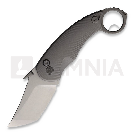 Saliekams nazis Cavol Kobra Buttonlock Karambit, Darkwashed