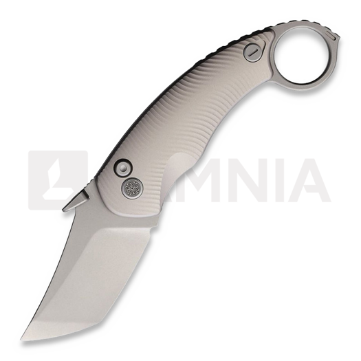 Cavol Kobra Buttonlock Karambit sulankstomas peilis, Lightwashed