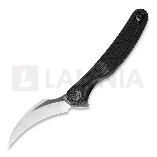 Cavol Mantis C09 Black Grooved Titanium Taschenmesser
