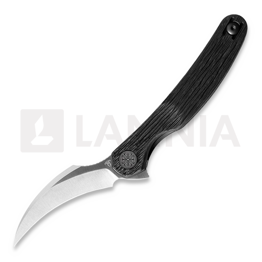 Nóż składany Cavol Mantis C09 Black Grooved Titanium