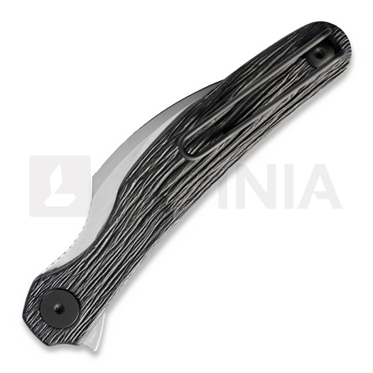 Coltello pieghevole Cavol Mantis C09 Black Grooved Titanium