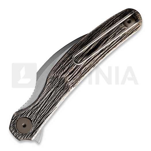 Cavol Mantis C09 Bronze Grooved Titanium sulankstomas peilis