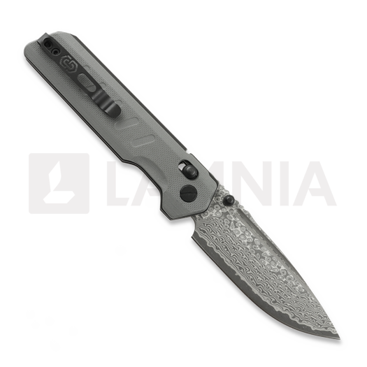 CH Knives Cupra-BL - Damascus - Titanium 折り畳みナイフ