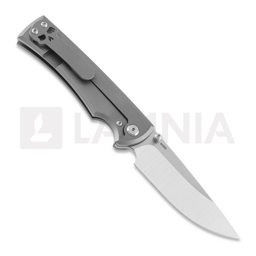 Chaves Knives 229 Liberation Drop Point Stonewash Titanium kääntöveitsi