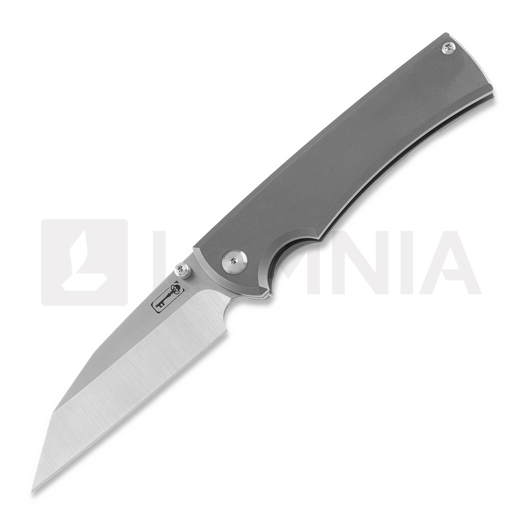 Coltello pieghevole Chaves Knives 229 Sangre Wharncliffe Stonewash Titanium