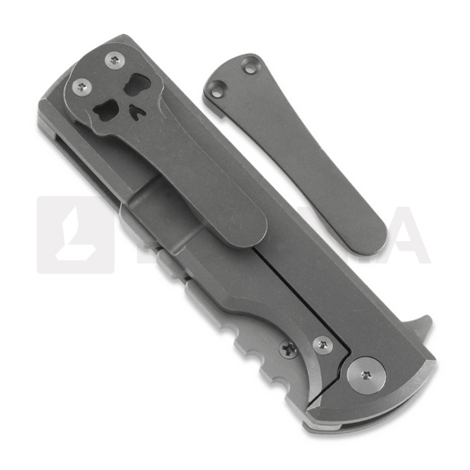 Chaves Knives CHUB Flipper folding knife, black G10