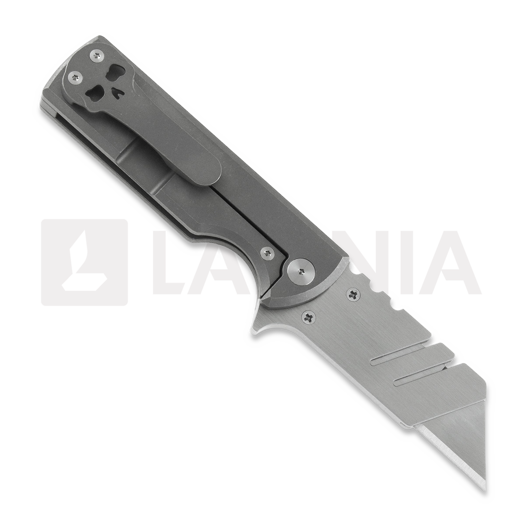 Chaves Knives CHUB Flipper folding knife, black micarta