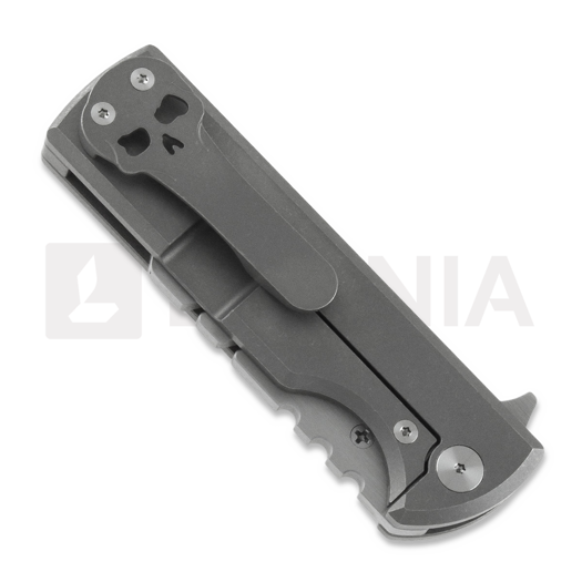 Chaves Knives CHUB Flipper folding knife, black micarta