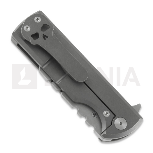 Chaves Knives CHUB Flipper folding knife, green micarta