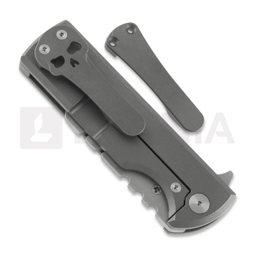 Chaves Knives CHUB Flipper folding knife, green micarta