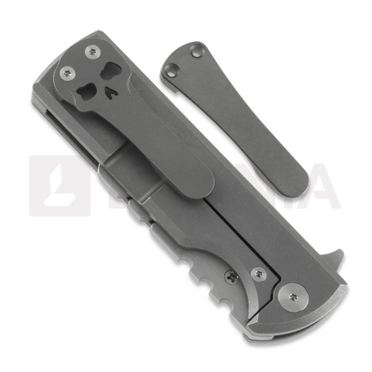 Chaves Knives CHUB Flipper folding knife, titanium