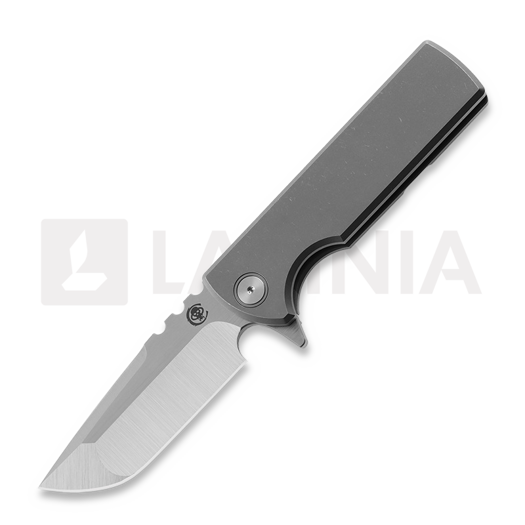 Chaves Knives Integral T.A.K Drop Point sulankstomas peilis, Stonewashed Ti, Satin
