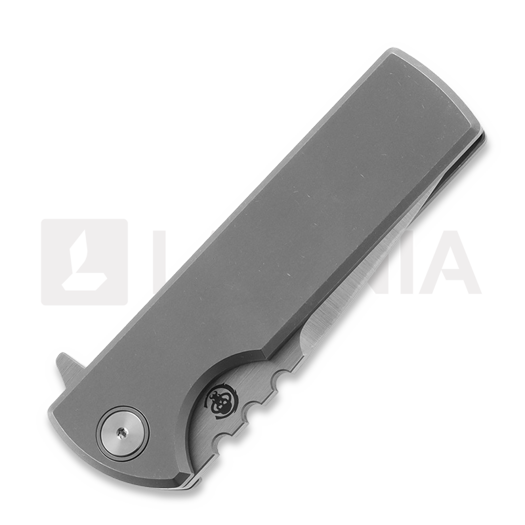 Chaves Knives Integral T.A.K Tanto folding knife, Stonewashed Ti, Satin