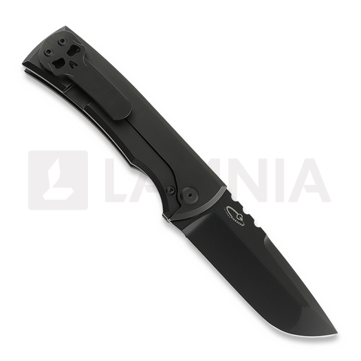 Chaves Knives Redencion 229 Kickstop Drop Point foldekniv, green micarta