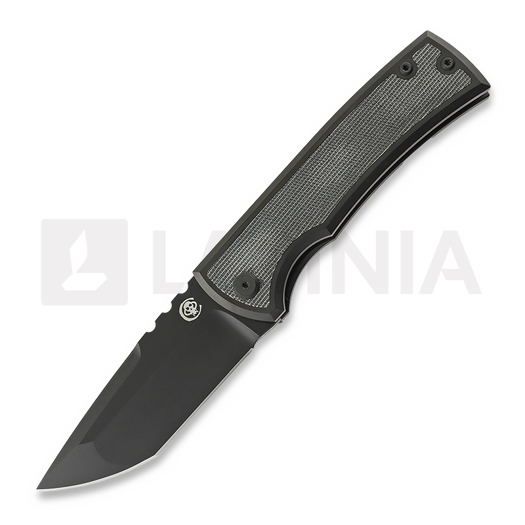 Navalha Chaves Knives Redencion 229 Kickstop Tanto, black micarta