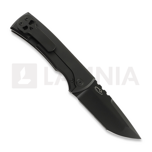 Chaves Knives Redencion 229 Kickstop Tanto sulankstomas peilis, green micarta