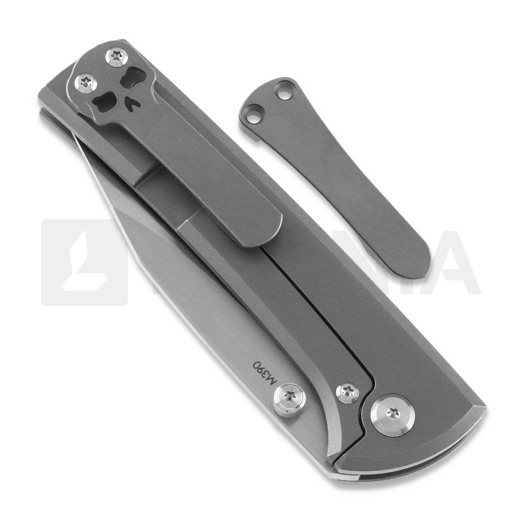 Chaves Knives Scapegoat Street Spear Point Titanium folding knife