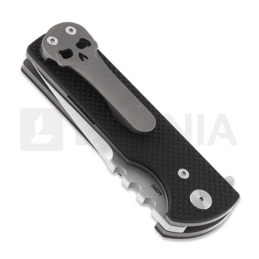 Chaves Knives T.A.K kääntöveitsi, black G10, drop point