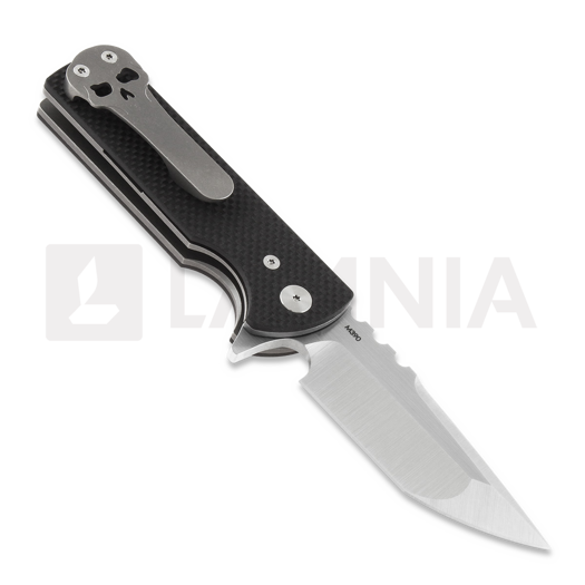 Chaves Knives T.A.K folding knife, black G10, tanto